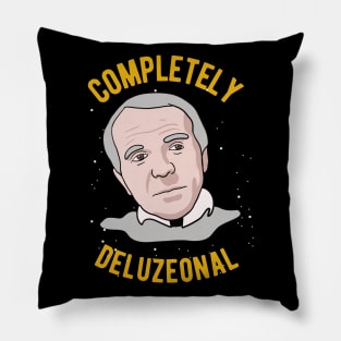 Gilles Deleuze - Completely Deleuzeonal Pillow