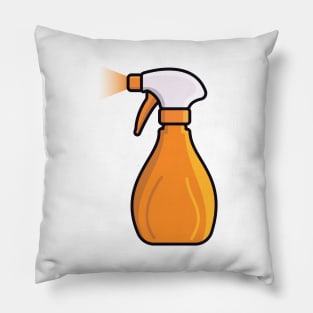 Disinfect and Cleaning Spray Bottles vector illustration. Home cleaning service objects icon concept. Cleaning spray bottle nozzle close up vector design. Pillow