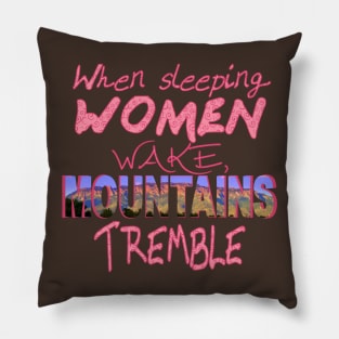 Sleeping Women Wake Pillow