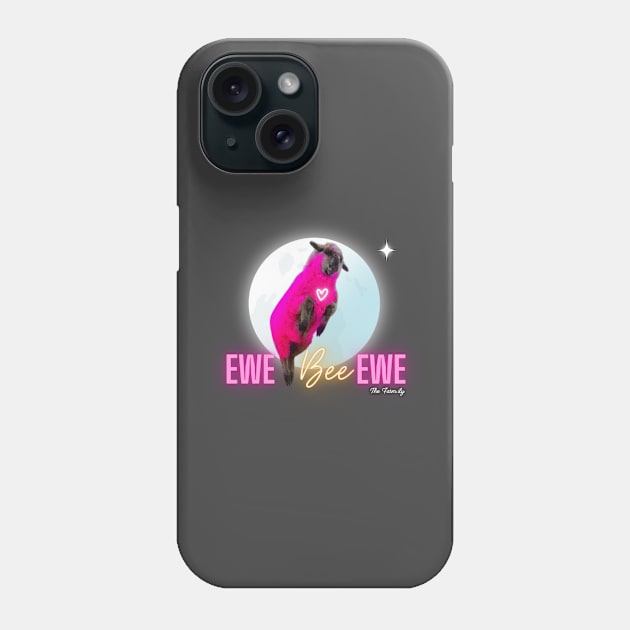 Ewe Bee Ewe Phone Case by The Farm.ily