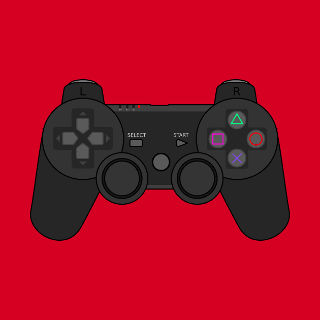 Video Game Inspired Console Playstation 3 Dualshock Gamepad by rayrayray90