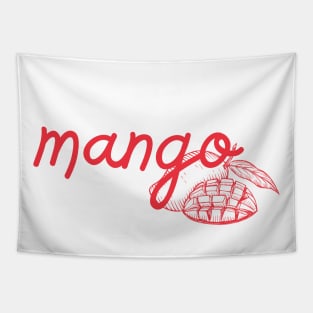 mango - Thai red - Flag color - with sketch Tapestry