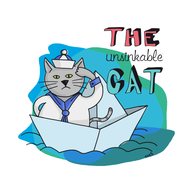 Unsinkable Cat by schlag.art