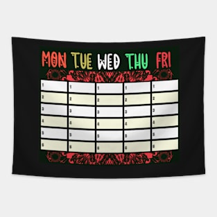 SCHOOL TIMETABLE Tapestry