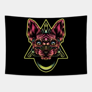 Sphynx floral color Tapestry