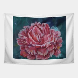 Glorious Red Peony Tapestry