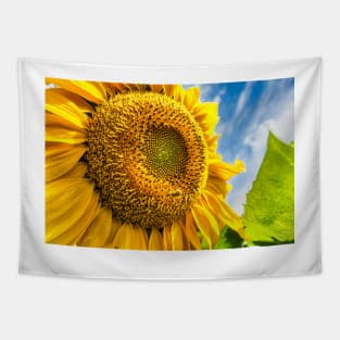 Sunflower With Bee 1 Tapestry