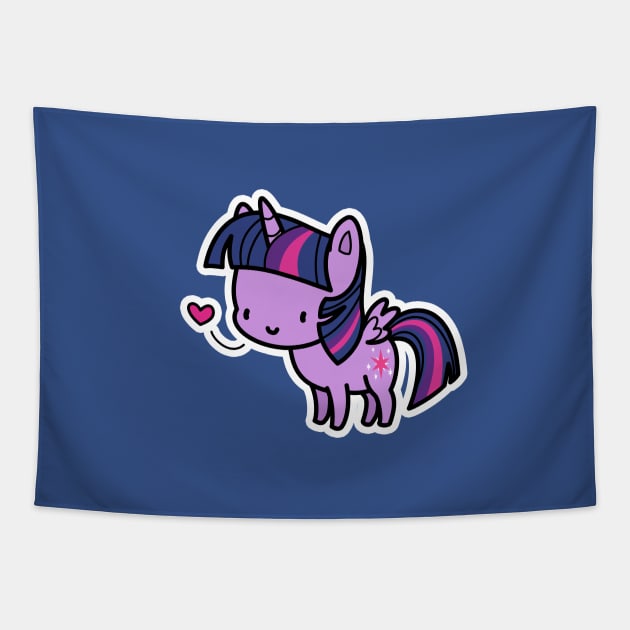 Twilight Sparkle chibi Tapestry by Drawirm