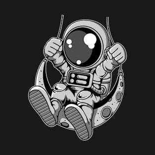 Astronaut Moon Swing Chair T-Shirt