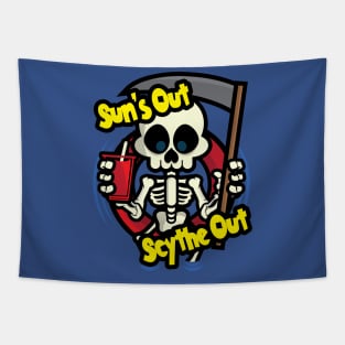 Sun's Out Scythe Out Tapestry