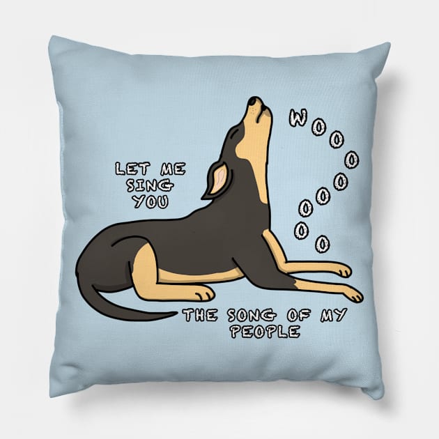 The Song of My People Pillow by Aeriskate