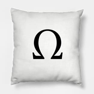 Omega Greek Letter Pillow