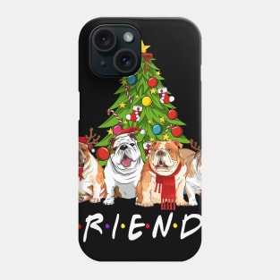 Christmas Tree Bulldogs Phone Case