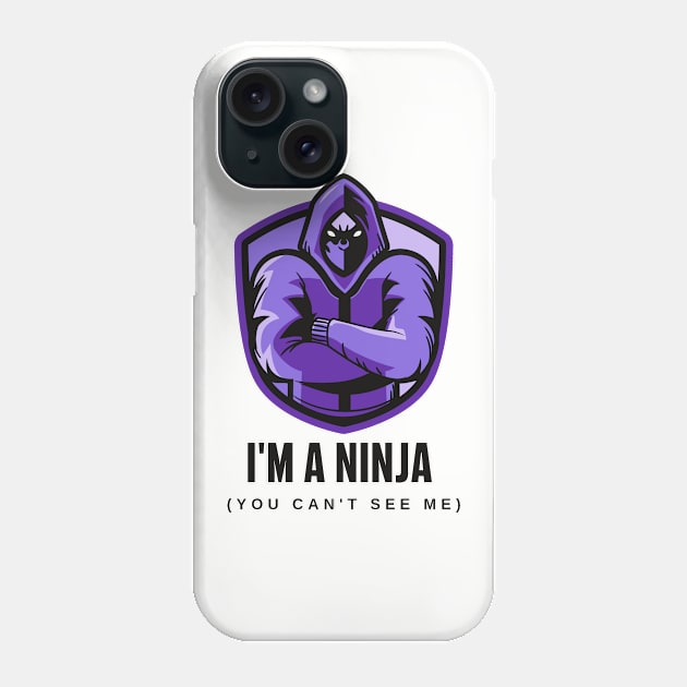 Sneaky Ninja Phone Case by Dankest Merch