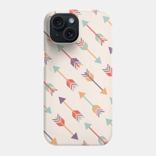 Purple Mint Tribal Arrows Pattern Indian Indigenous Phone Case