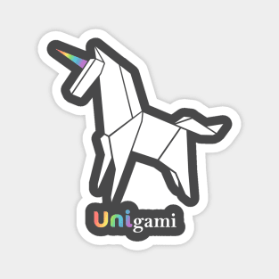 Unigami unicorn origami Magnet