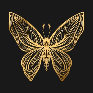 Gold Butterfly T-Shirt