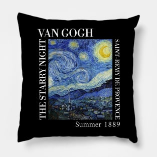 Van Gogh - The Starry Night Stylized T-Shirt Pillow