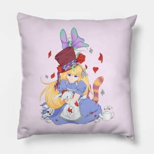 Alice and Tea Pillow