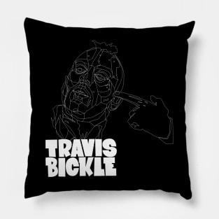 Taxi Driver Retro Polygon Art - Martin Scorsese Classic Pillow