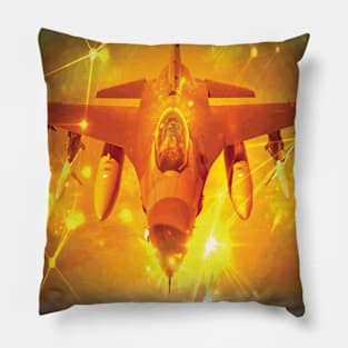 FIGHTER JET Pop Art Pillow