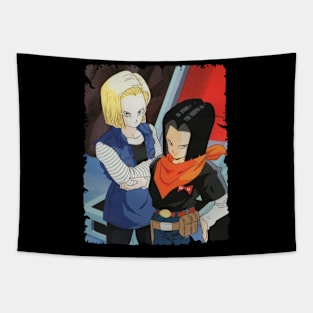 ANDROID 17 MERCH VTG Tapestry