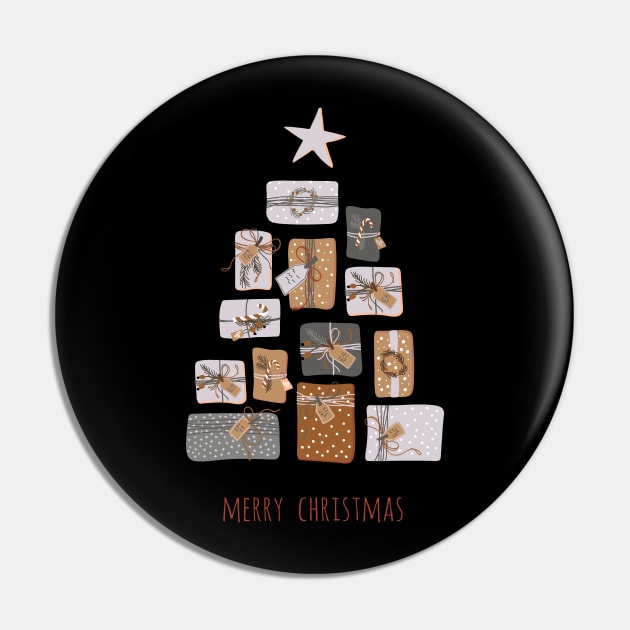 Abstract Christmas tree Pin by DanielK