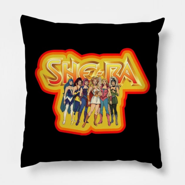 She ra and the princesses of power Pillow by Cun-Tees!