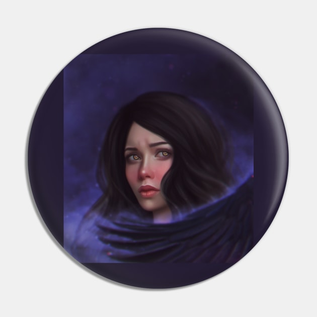 Raven Queen Pin by Purplehate