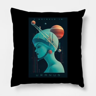A Wrinkle in Uranus Sci Fi Parody Pillow