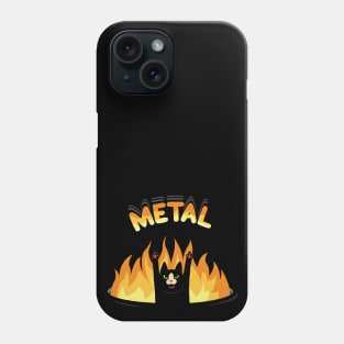 Heavy Metal Cat Phone Case