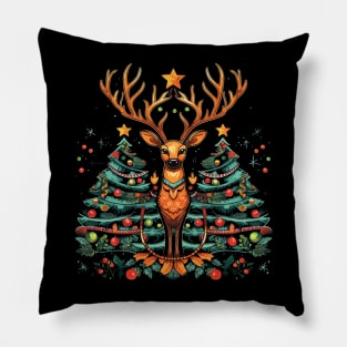 Deer Christmas Pillow