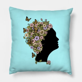 Floral Lady Pillow