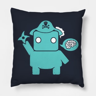 Ninja Pirate Robot Zombie Pillow