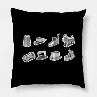 Monopoly Pieces Pillow