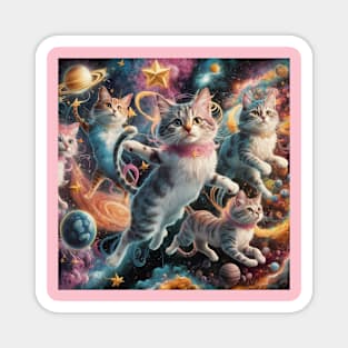 Cosmic Cat Odyssey Magnet