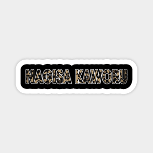 Awesome Proud Name Kaworu Pattern Retro Anime Magnet