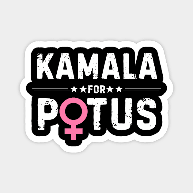 Kamala For POTUS Magnet by The WYLD Tribe