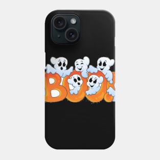 Ghost Boo Halloween Tee Shirt Phone Case