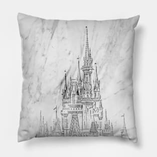 Magic Castle Marble Carving Pillow