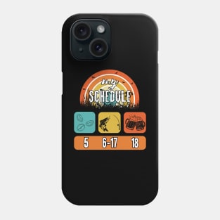 Angler's schedule Phone Case