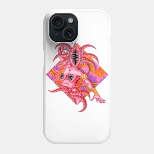 Mindflayer Comic Panel Portrait Phone Case