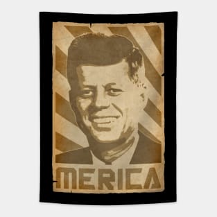 JFK Merica Retro Propaganda Tapestry