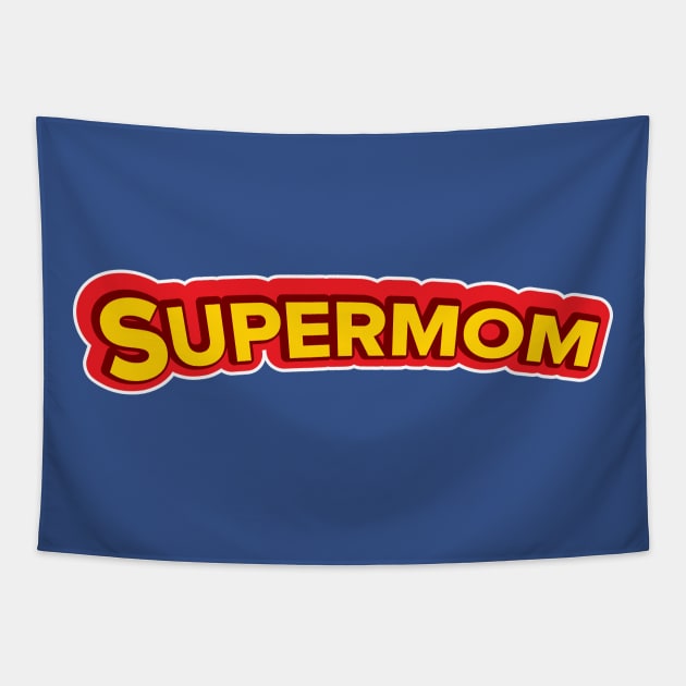 SUPERMOM Tapestry by upursleeve