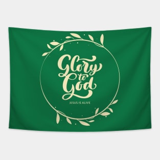 Glory To God Easter Day Tapestry
