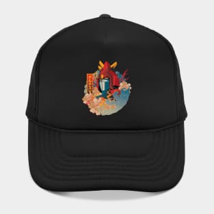 ukiyo-e electro magnetic t-shirt Hat