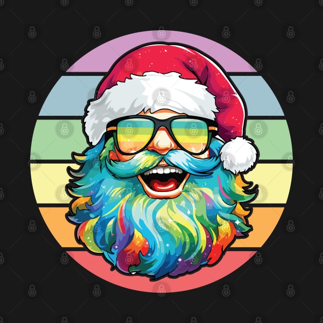 Gay Santa Claus LGBTQ Christmas Queer Pride Homosexual by Lunatic Bear