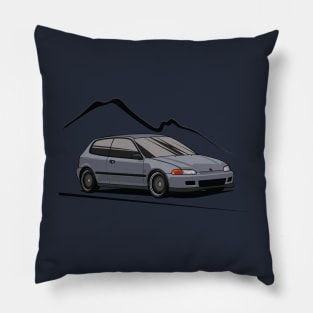 Horizon Grey Civic EG Pillow