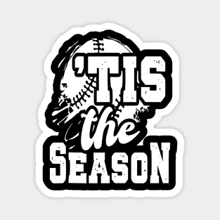 Tis The Season Baseball Lovers Funny Magnet