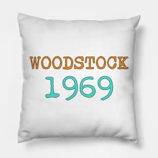 Woodstock 1969 Pillow